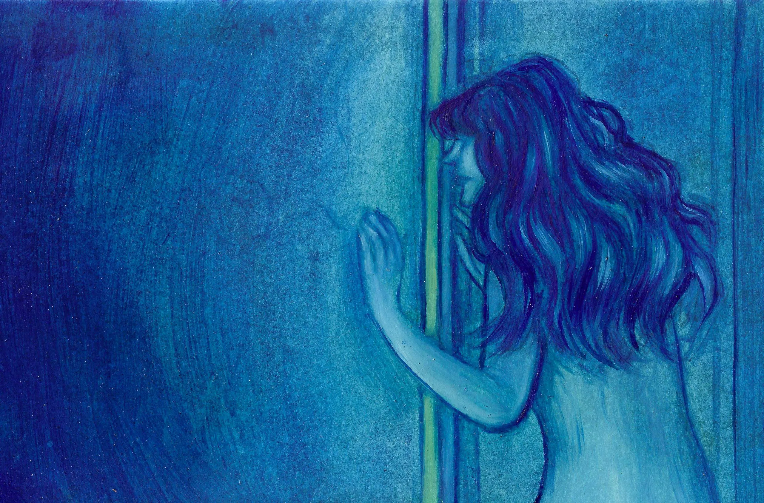 Through the open door